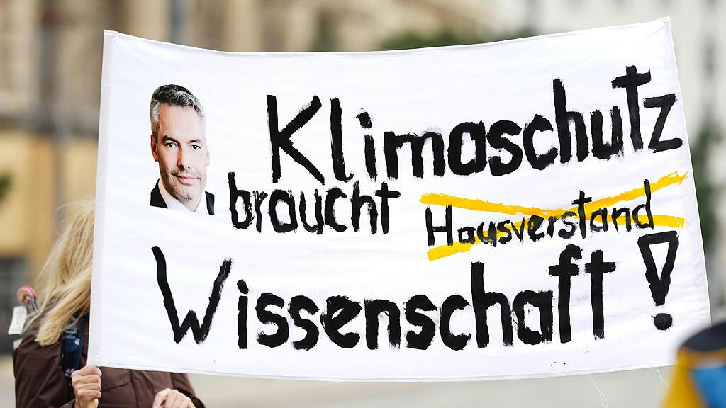 Großprotest "Letzte Generation Österreich" in Wien