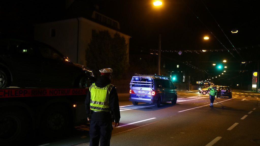 Auffahrunfall Hellbrunner Straße 27.11.