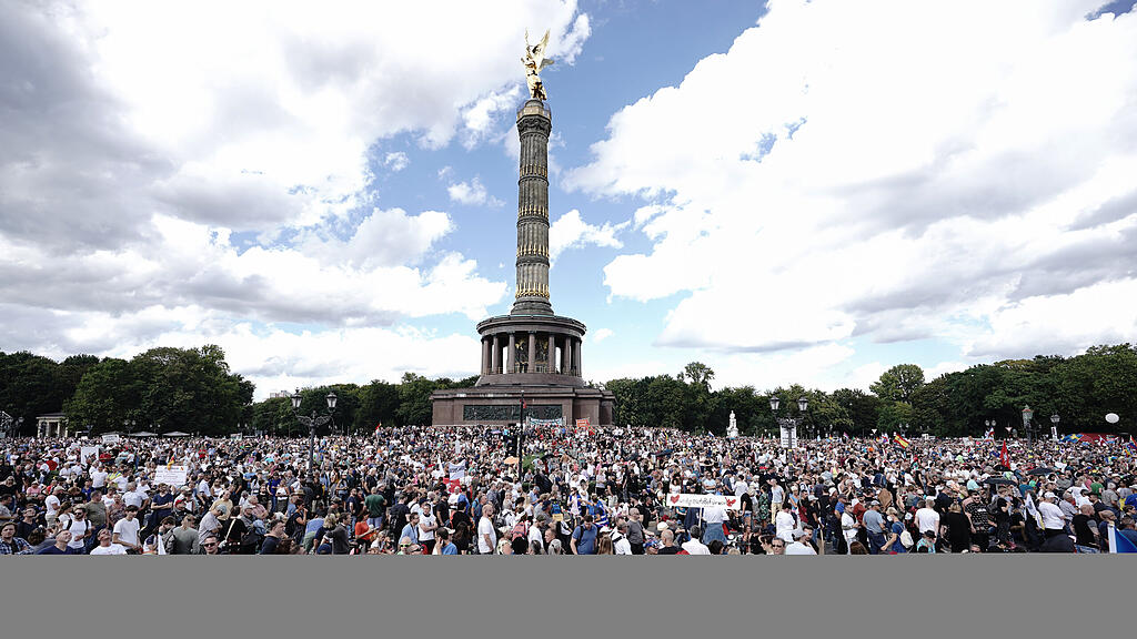 Demo gegen Corona-Maßnahmen Berlin