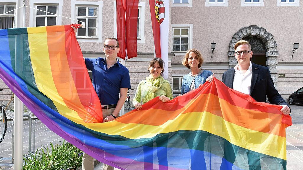 Georg Djundja, Landesrätin Martina Berthold, Gabriele Rothuber und Klaus Horvat-Unterdorfer.