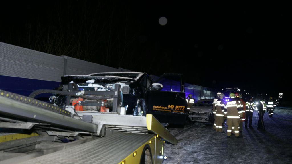 Massencrash im Schneesturm