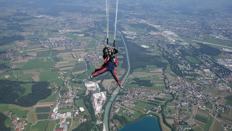 Skydiving über Salzburg