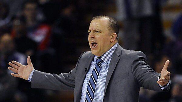 Bulls-Coach Tom Thibodeau kann es kaum glauben