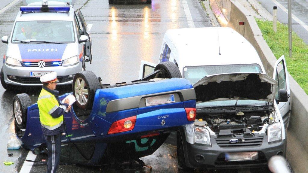 Crash auf der A10