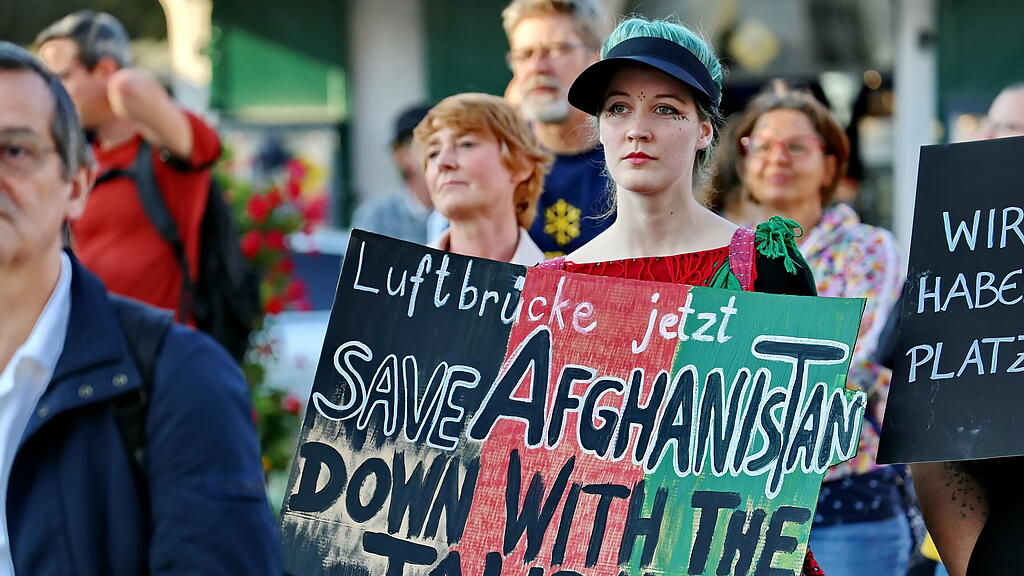 Demo in Salzburg für Afghanistan