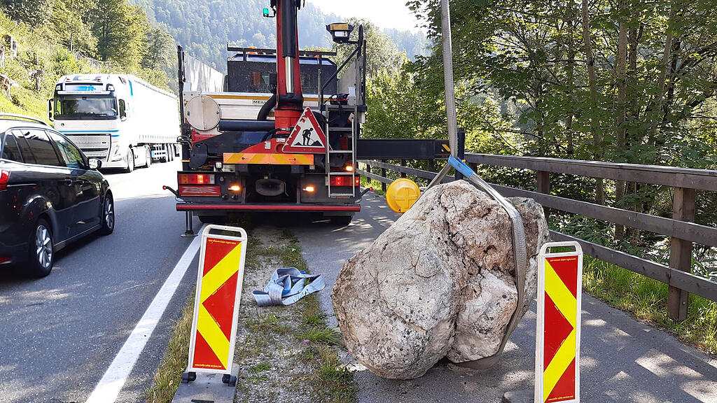 Felssturz Unken