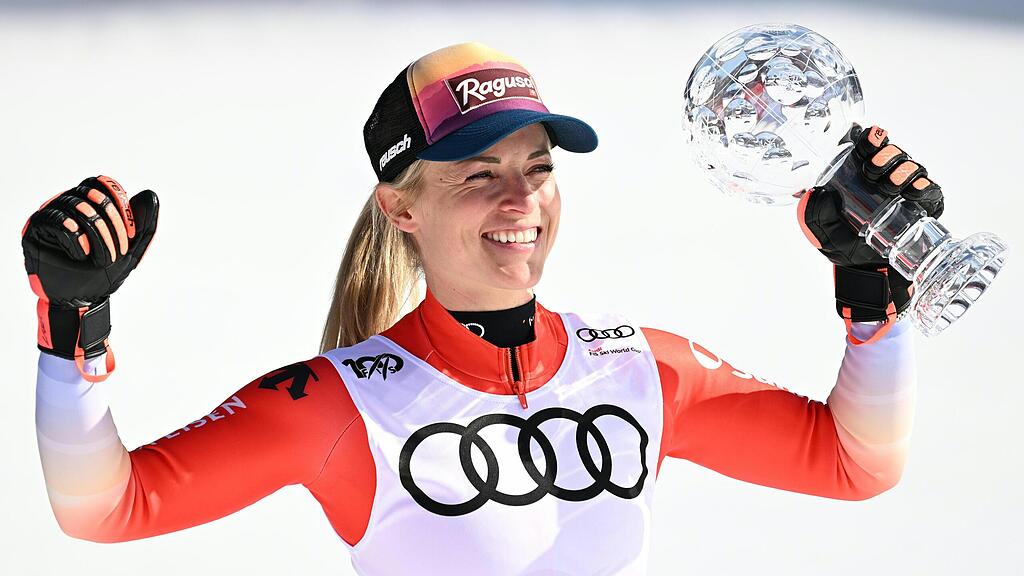 Lara Gut-Behrami gewinnt in Saalbach Super-G-Kristallkugel