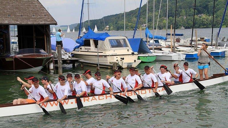Drachenboot-Action am Mattsee