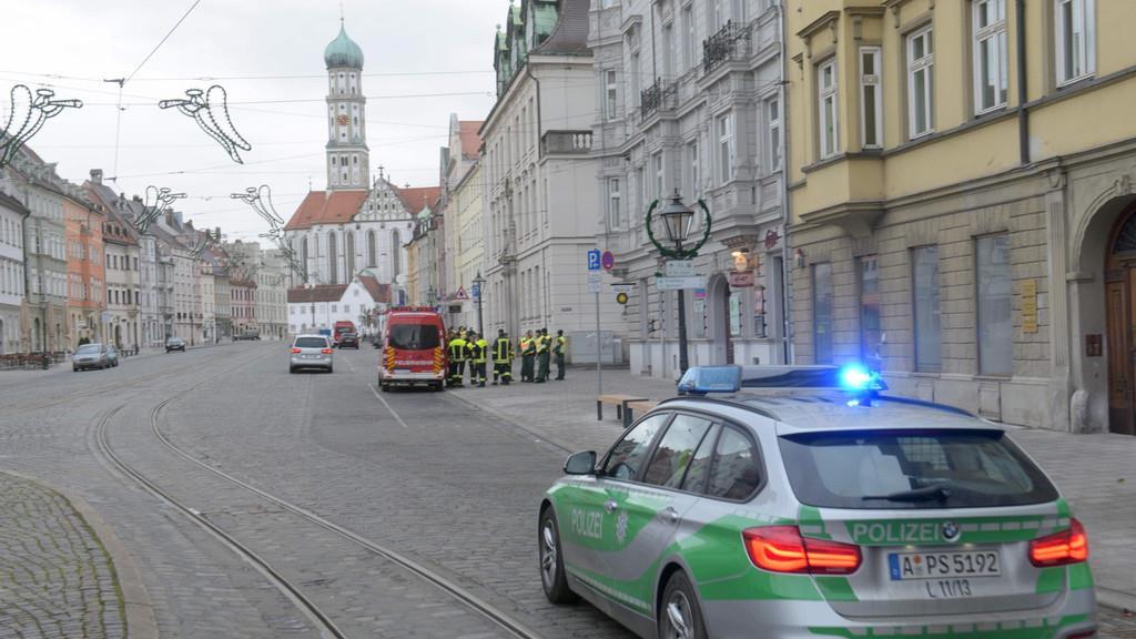 Massenevakuierung in Augsburg