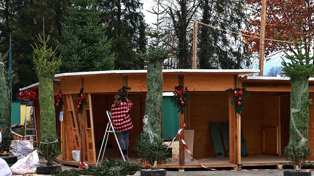 Hellbrunner Adventzauber: Aufbau