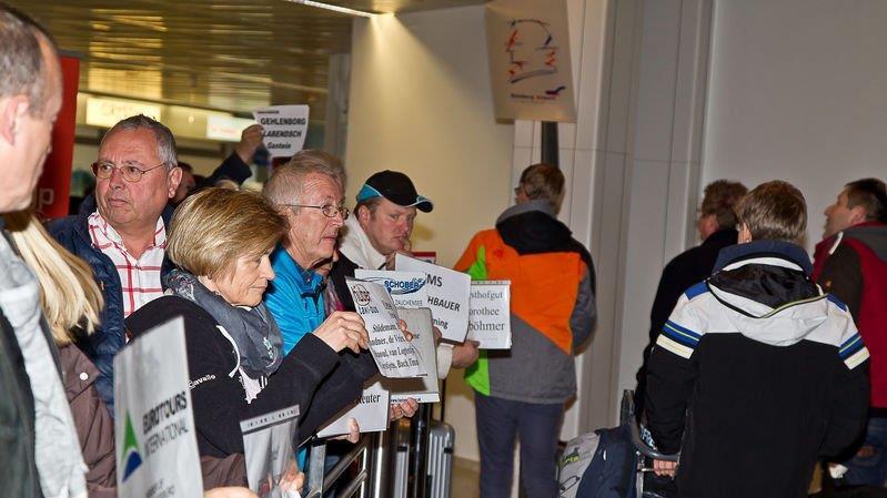 Touri-Ansturm am Airport