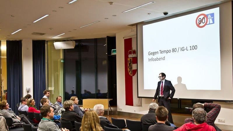 Infoabend gegen Tempo 80