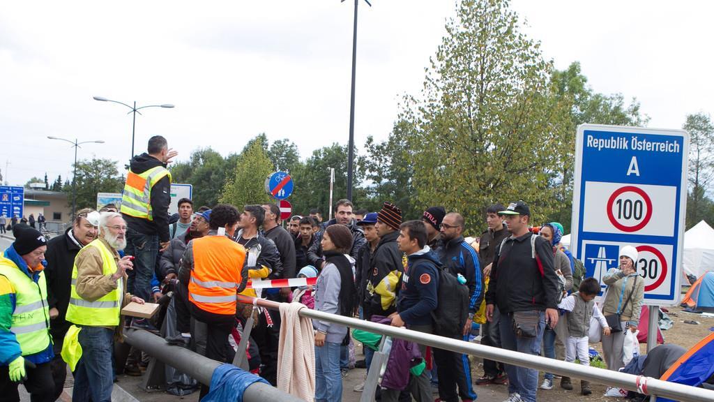 Flüchtlingssituation am Sonntag am Hauptbahnhof