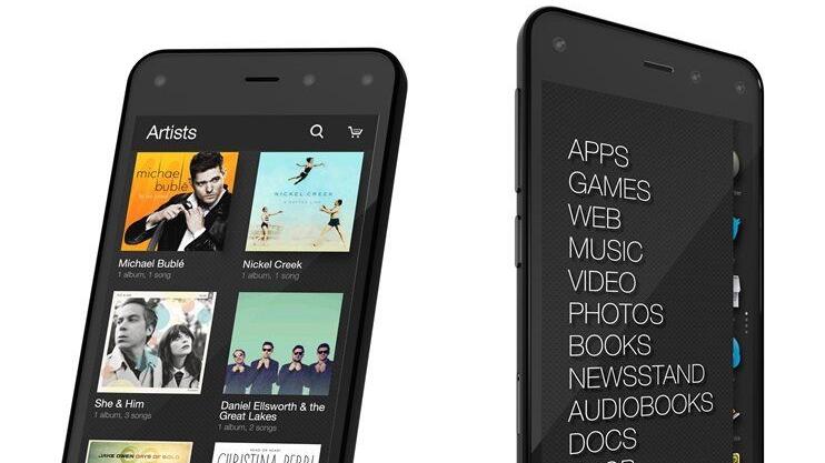 Das "Fire Phone" von Amazon.