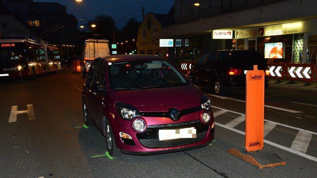 Unfall am Hans Schmid-Platz