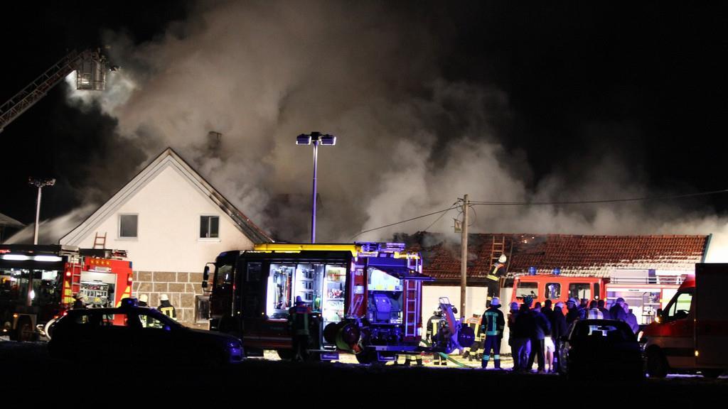 Großbrand in Burgkirchen