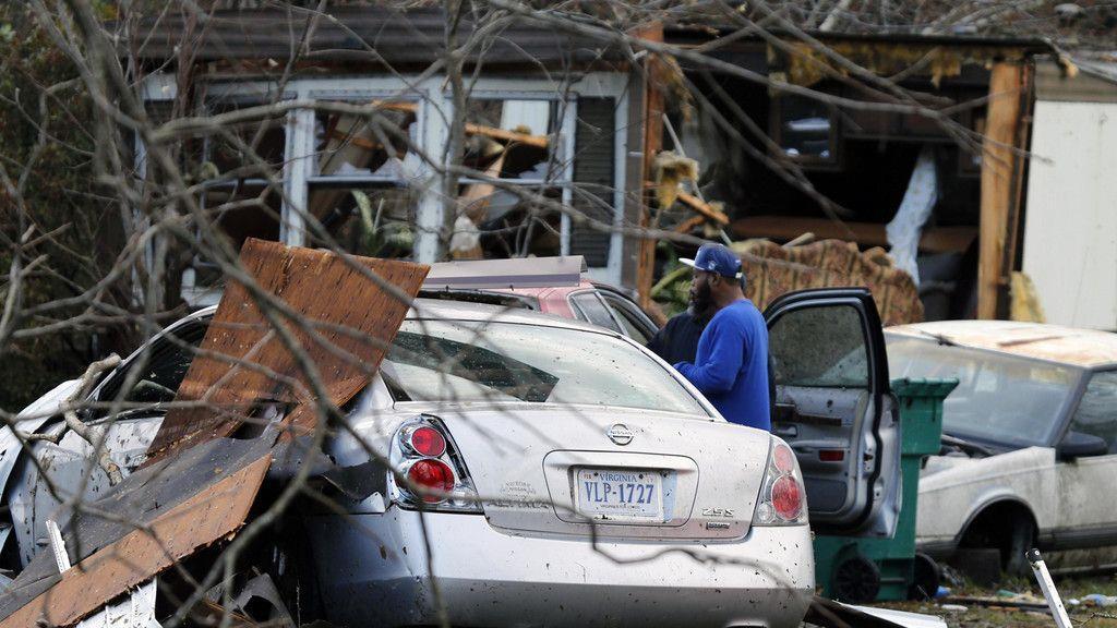 Unwetter verwüstet US-Bundesstaat Virginia