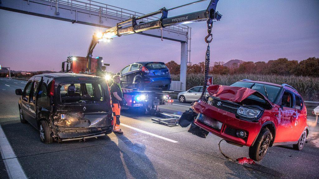 Auffahrunfall auf der A1