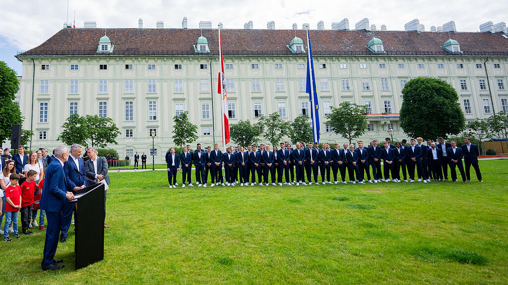 ÖFB-Verabschiedung in Hofburg