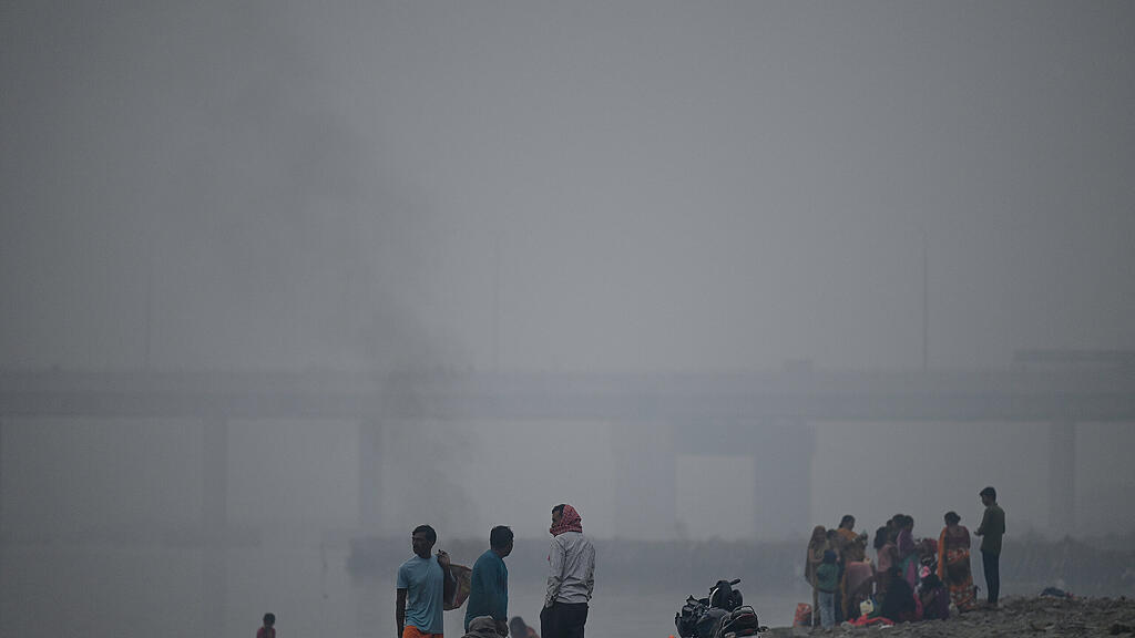 Smog in Neu Delhi