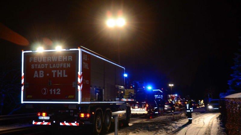 Crash auf der B20