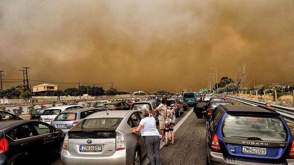Waldbrand, Buschbrand, Griechendland