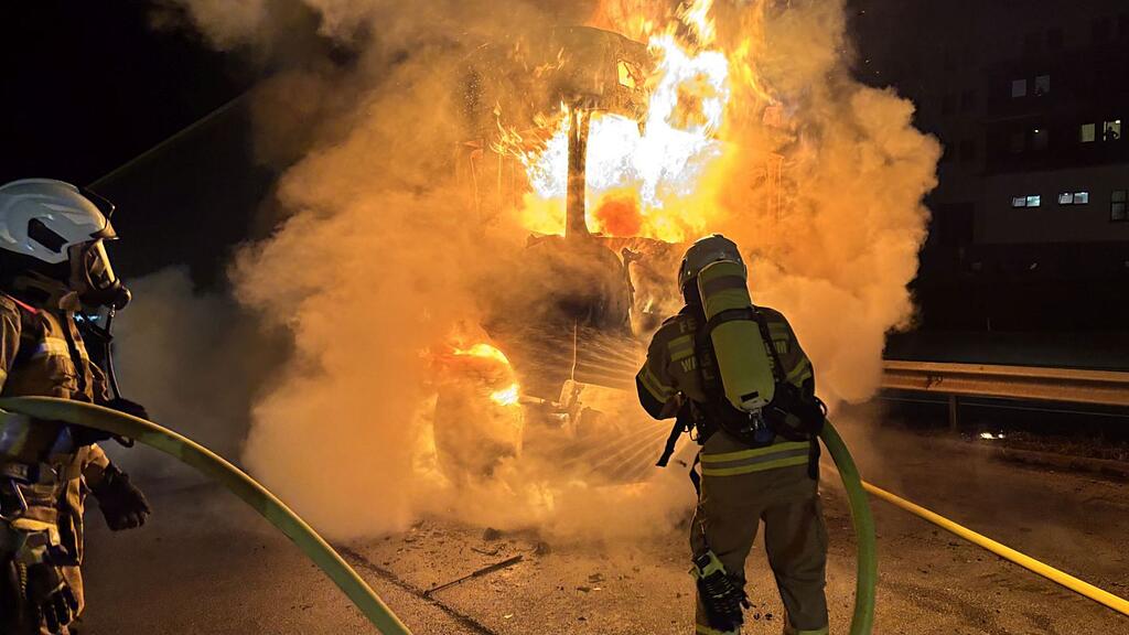 Lkw-Brand am Walserberg