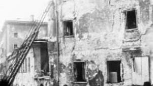 Erster Bombenangriff 1944