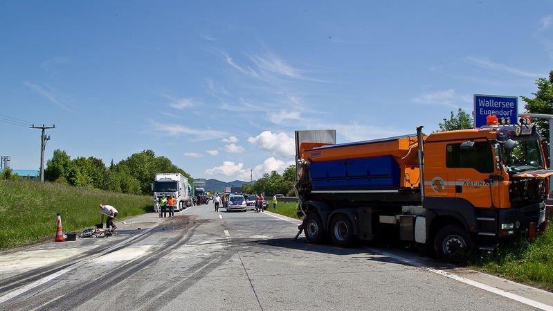 Lkw-Crash auf A1 II