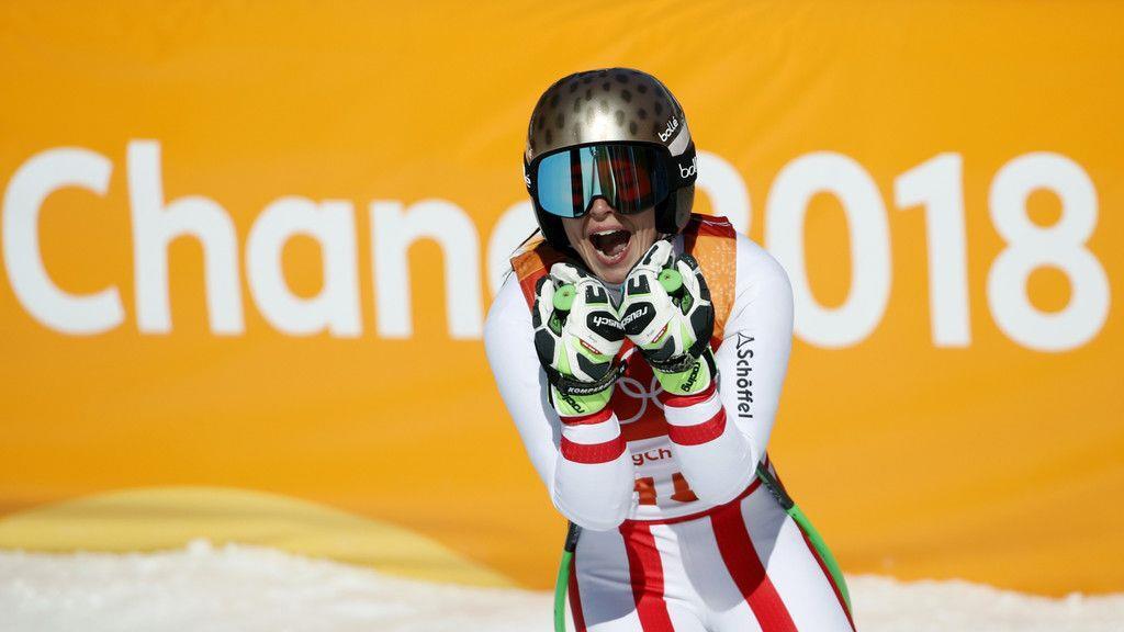 Olympia: Anna Veith holt Super-G-Silber