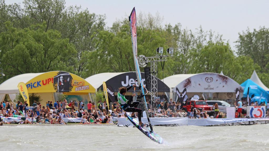 Erstes Surf Worldcup-Wochenende in Podersdorf