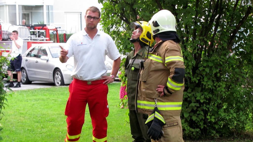 Küchenbrand in Hallein