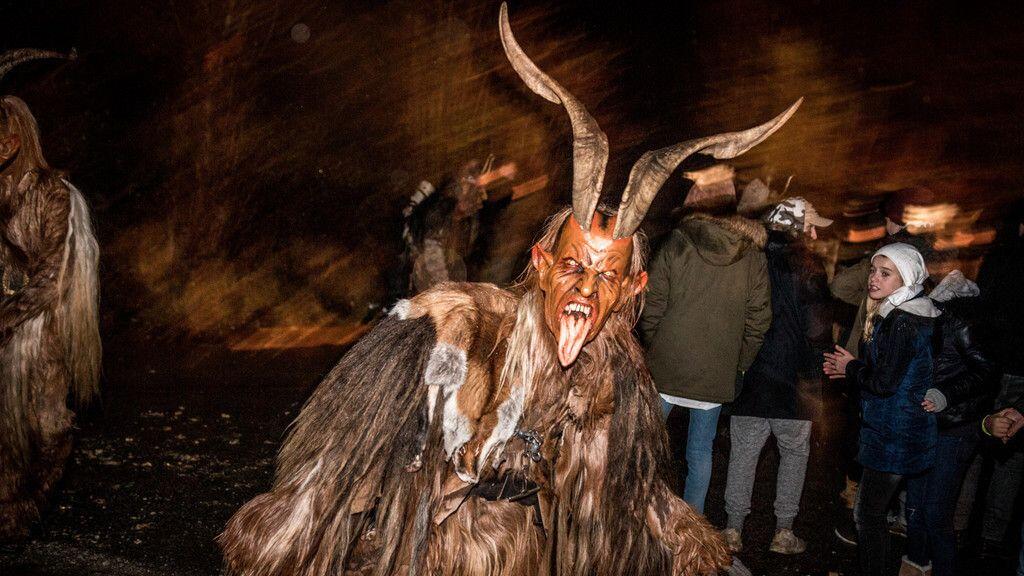 Die Krampusse hatten sich herausgeputzt.