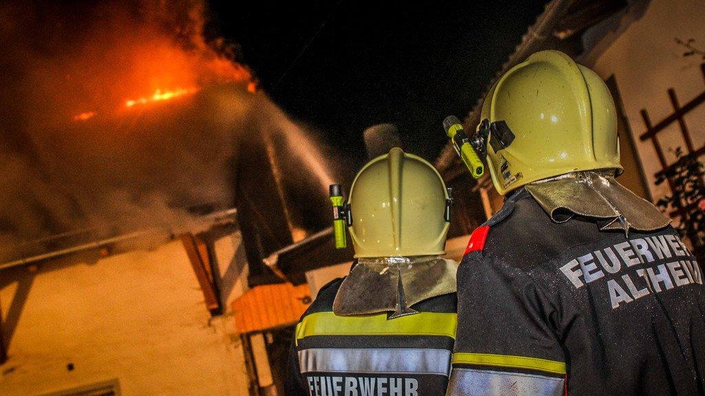 Großbrand in Weng