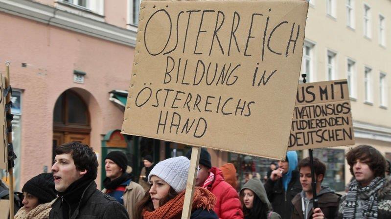Demo in Salzburg