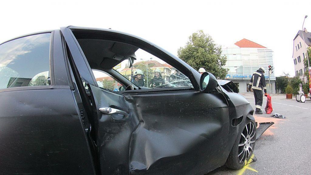Bilder der Unfallstelle in Freilassing
