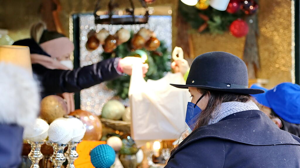 Salzburger Christkindlmarkt am 4. Adventsonntag