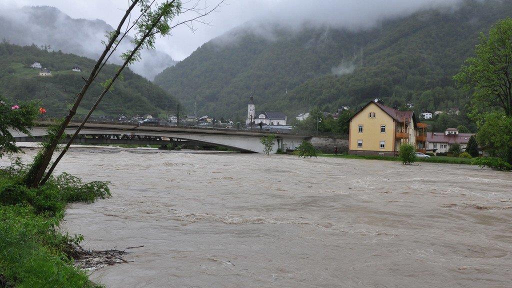 Hochwasser in Ebensee, I