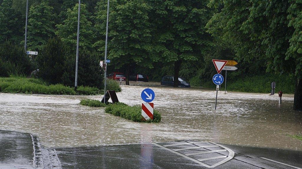Hochwasser in Freilassing, II