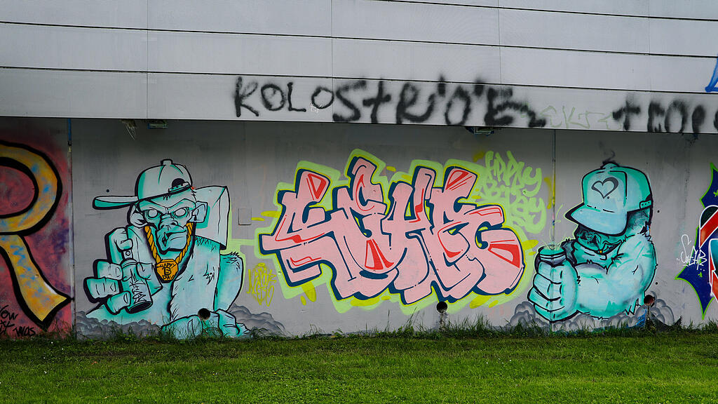 Graffiti in der Stadt Salzburg
