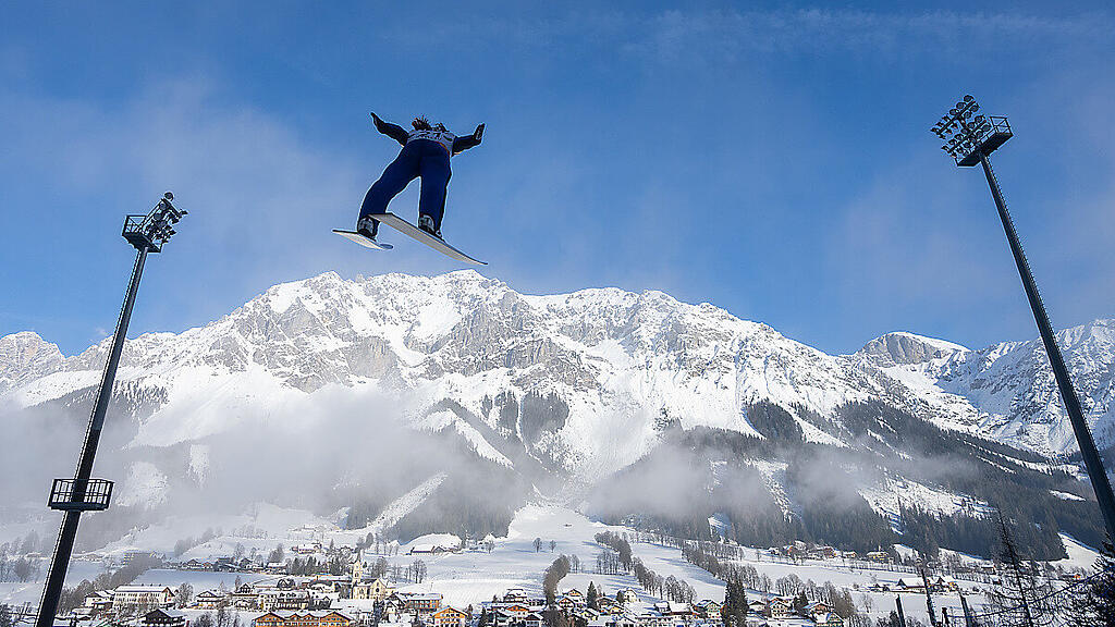 Skisprung in Ramsau am Dachstein