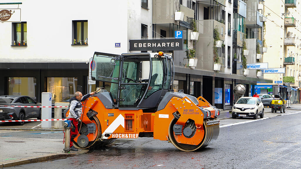 Baustelle Ignaz-Harrer-Straße