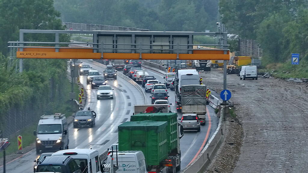 A10, Unfall, Hallein