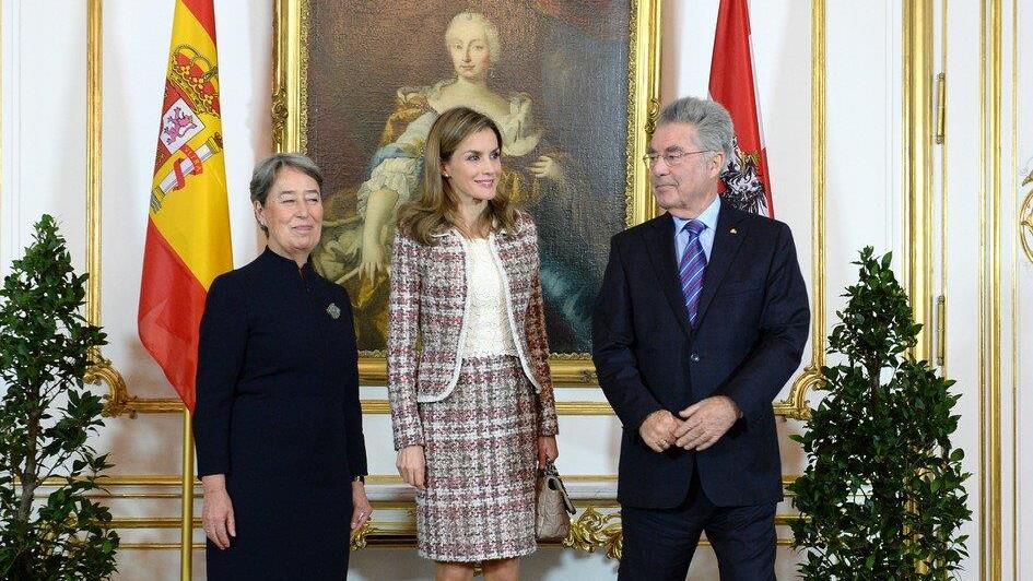 Königin Letizia in Wien