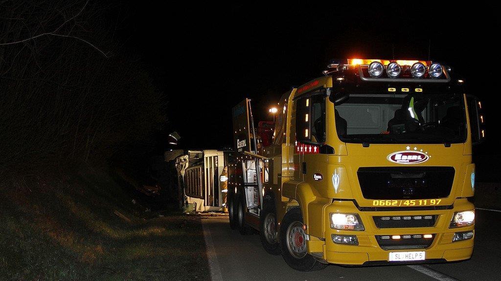 Lkw-Unfall auf A1