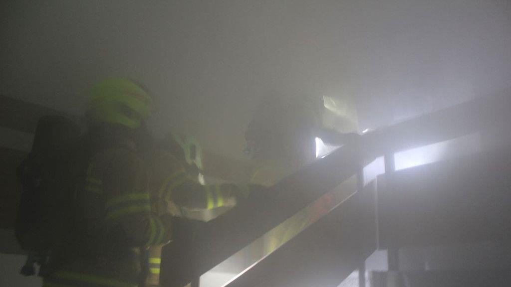 Übung Feuerwehr Grödig