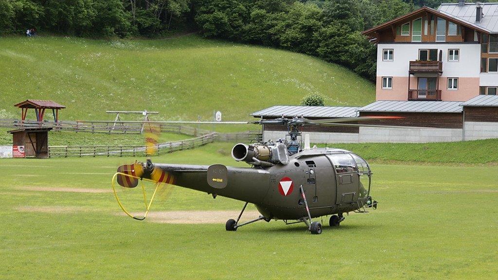 Hubschrauber im Einsatz