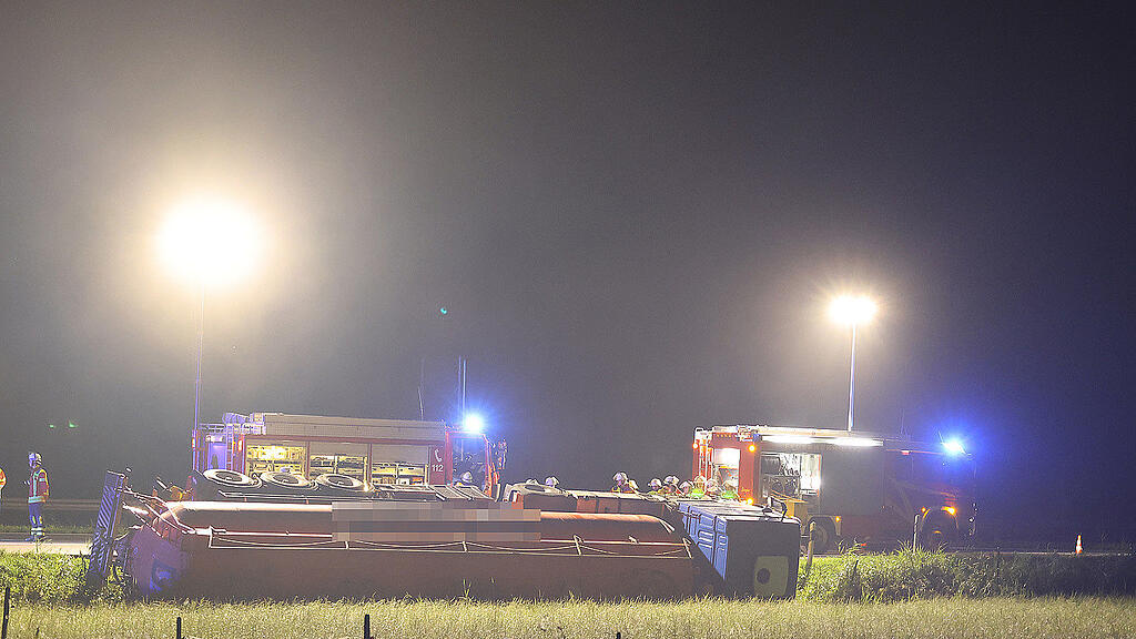Unfall Anger Lkw