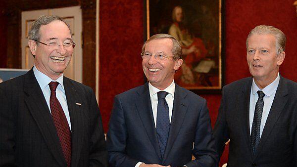 Leitl mit LH Haslauer und ÖVP-Chef Mitterlehner