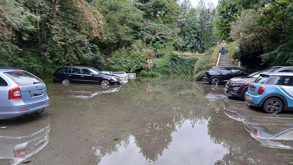 Hochwasser-Einsätze in Henndorf